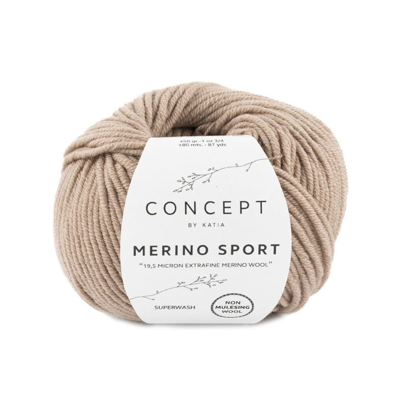 Katia Concept Merino Sport 403 Donkerbeige