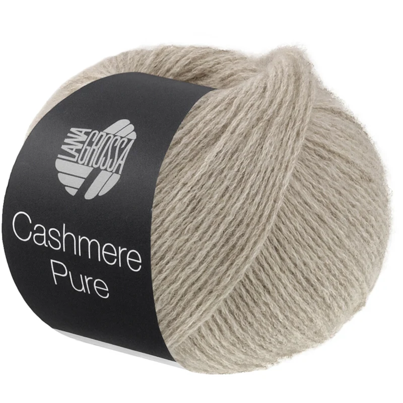 Lana Grossa Cashmere Pure 35 Grijsbeige