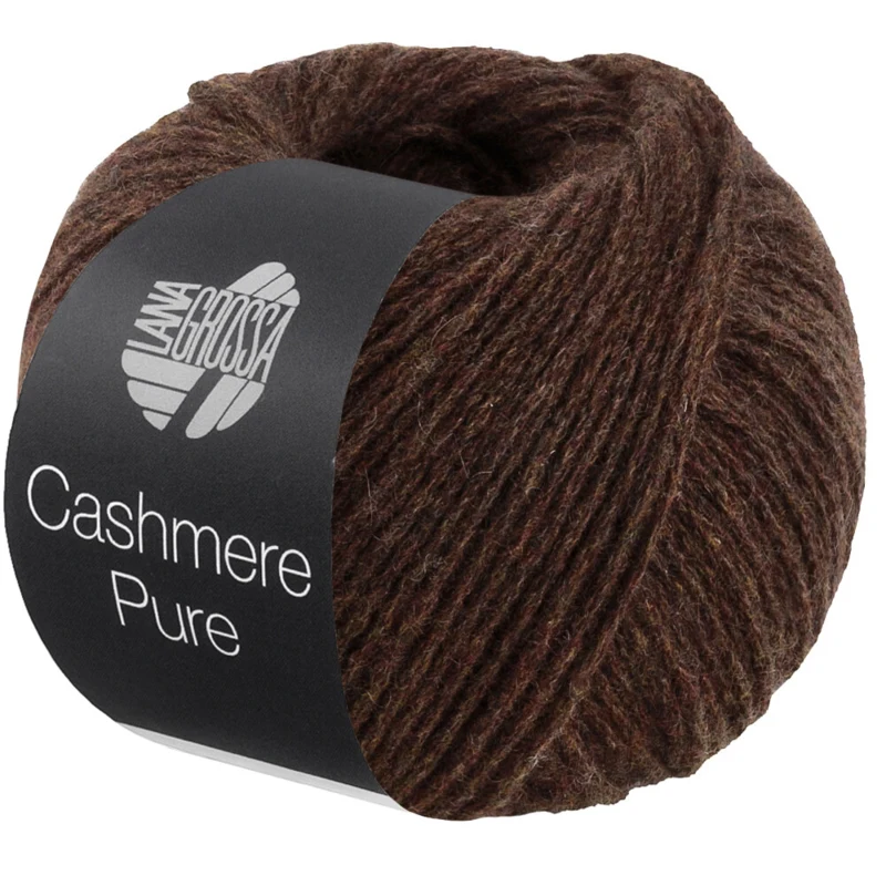 Lana Grossa Cashmere Pure 37 Donkerbruin