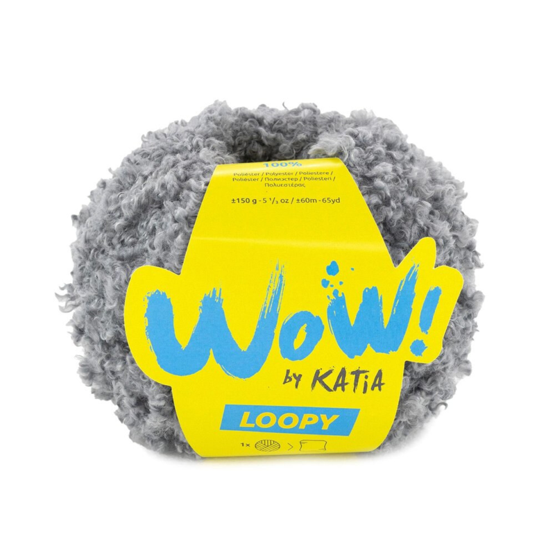 Katia Wow Loopy 154 Middengrijs