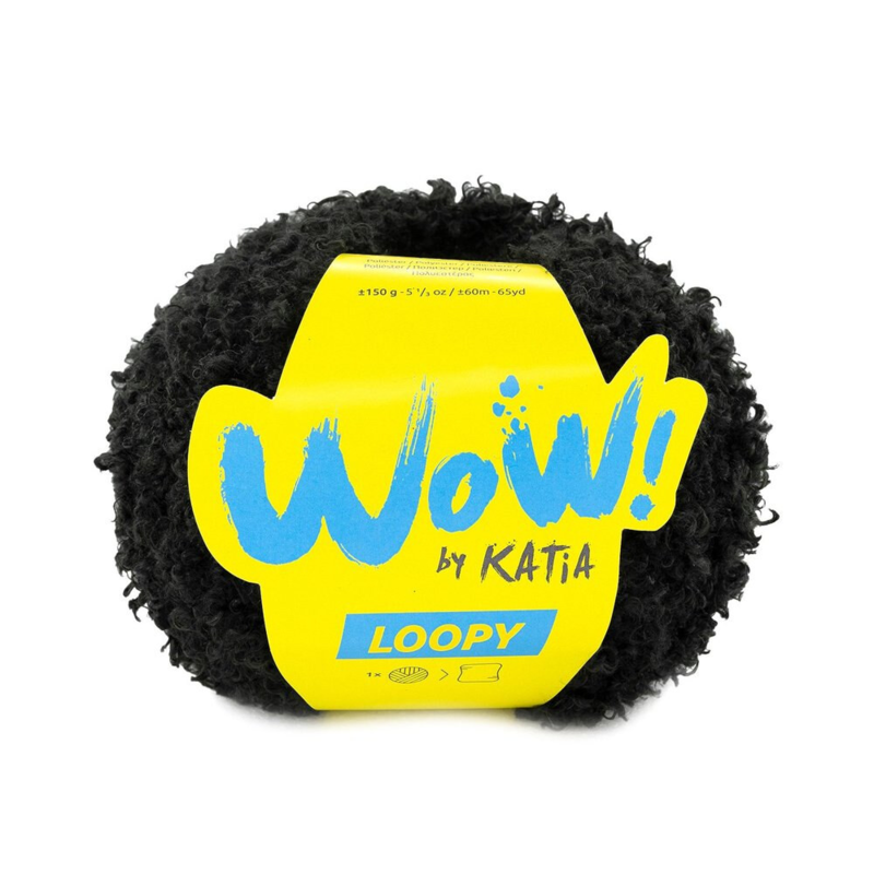 Katia Wow Loopy 153 Zwart