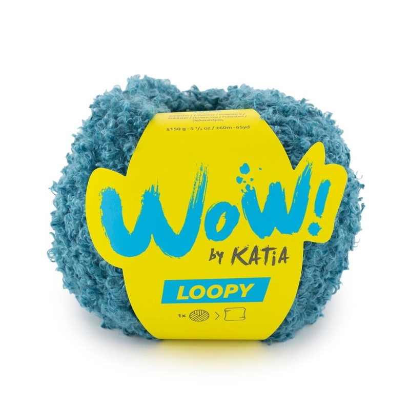 Katia Wow Loopy 164 Eendenblauw