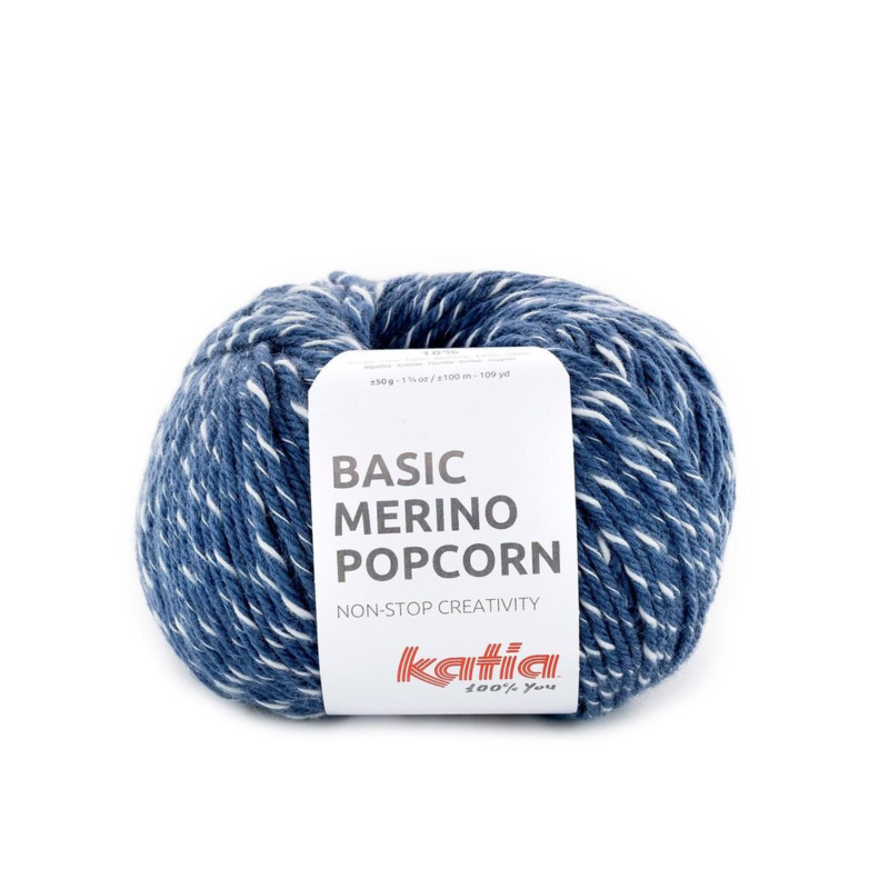 Katia Basic Merino Popcorn 101 Jeans-wit