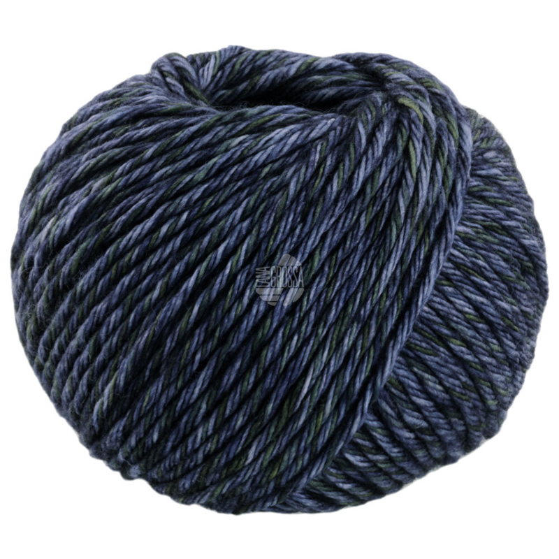 Lana Grossa Vintage Chunky 05 Donkergroen/Donkerblauw