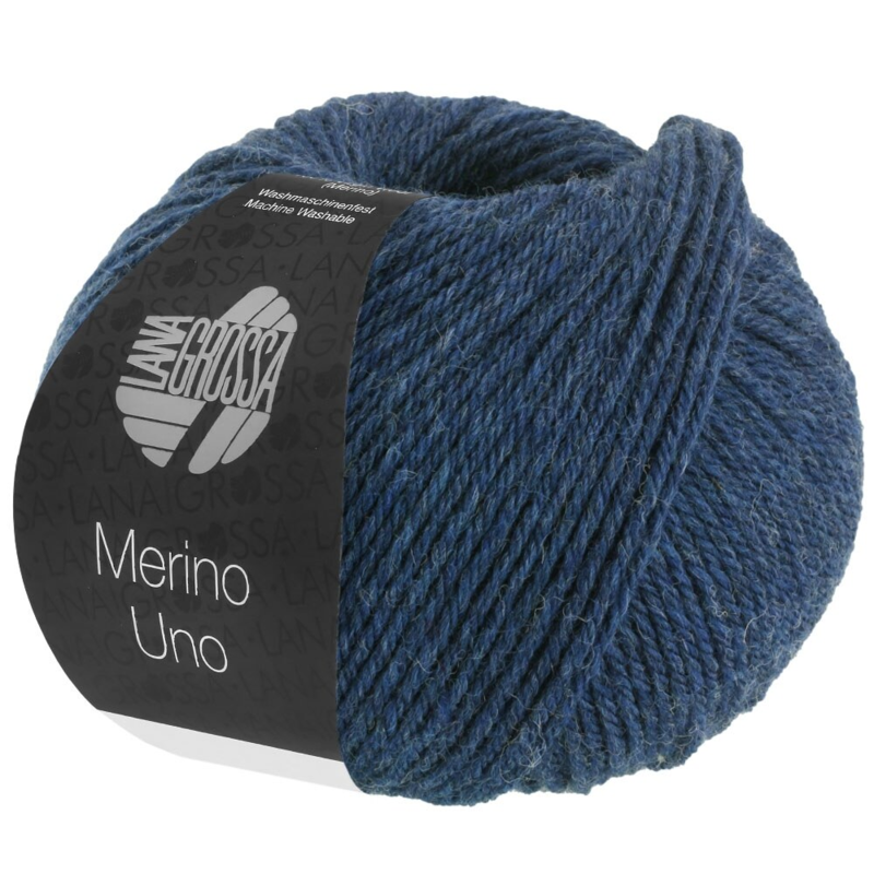 Lana Grossa Merino Uno 65 Inktblauw