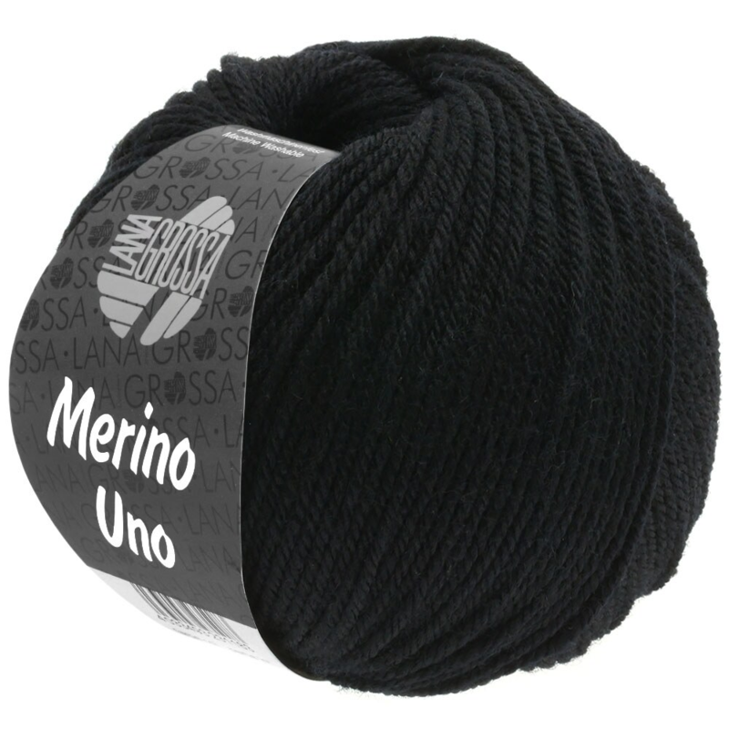 Lana Grossa Merino Uno 13 Zwart