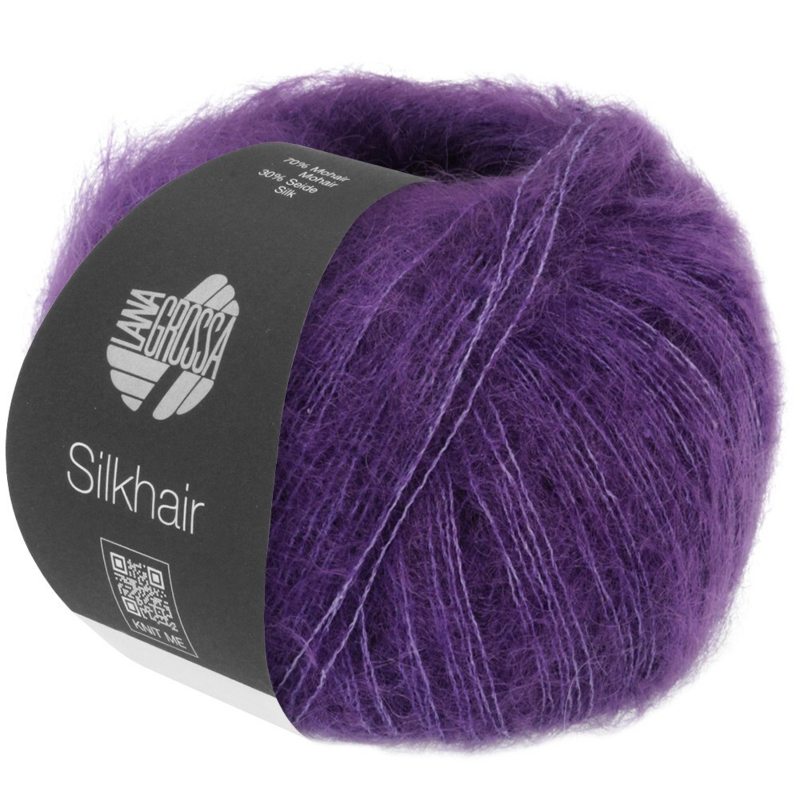 Lana Grossa Silkhair 193 Donkerviolet