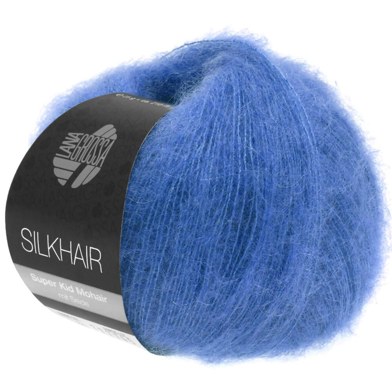 Lana Grossa Silkhair 133 Gentiaanblauw