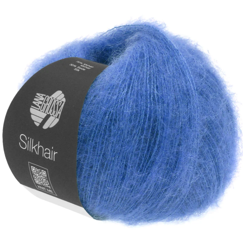 Lana Grossa Silkhair 133 Gentiaanblauw