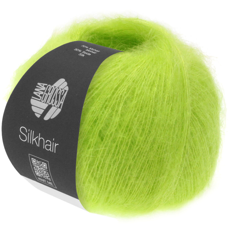 Lana Grossa Silkhair 157 Signaalgroen