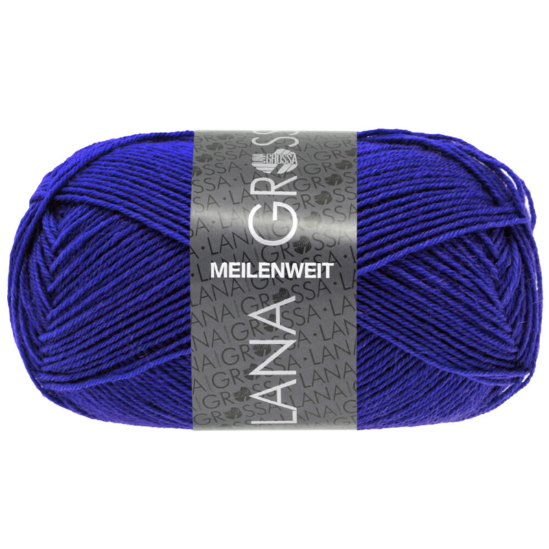 Lana Grossa Meilenweit 50 1413 Koninklijk blauw