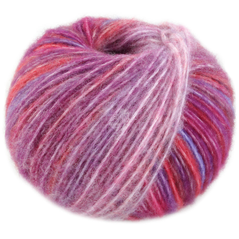 Lana Grossa Picasso 08 Lila/Violet/Heide/Fuchsia/Roze/Aardbei/Roze