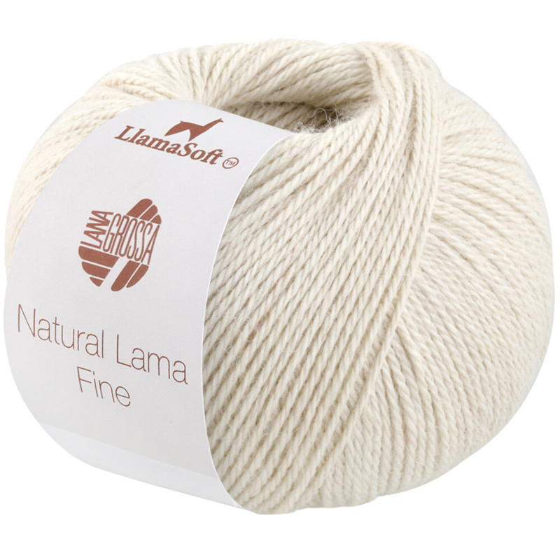 Lana Grossa Natural Lama Fine 109 Natuur