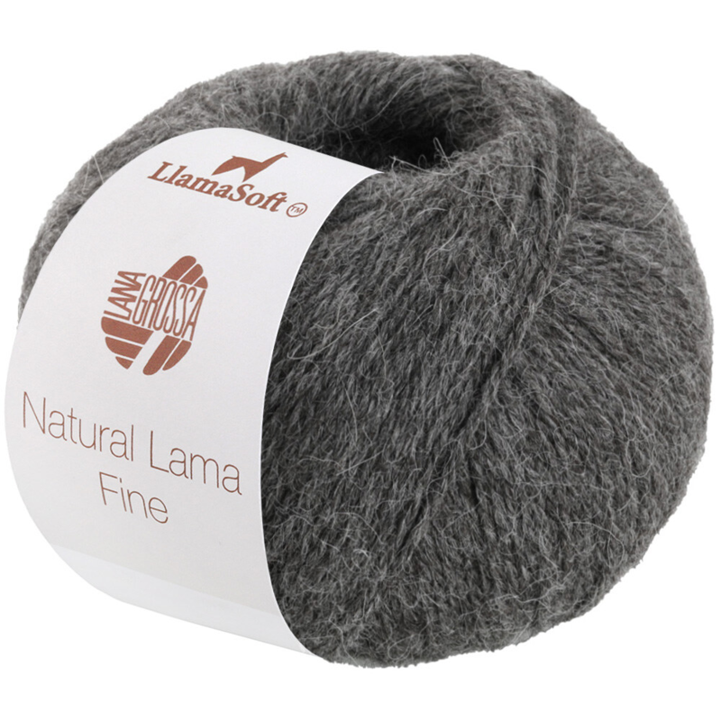 Lana Grossa Natural Lama Fine 114 Grijsbruin