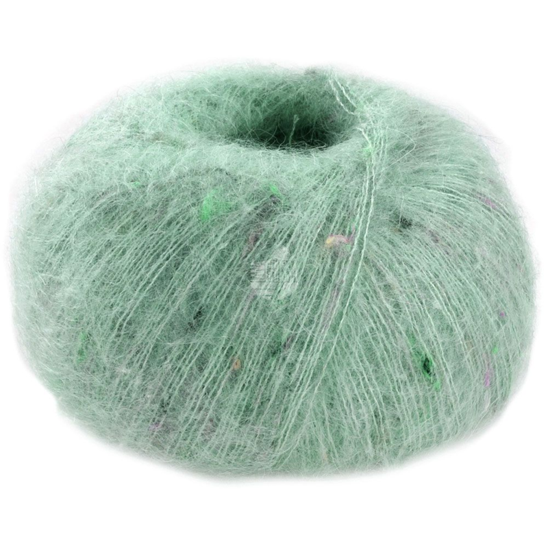 Lana Grossa Natural Superkid Tweed 632 Mintgroen