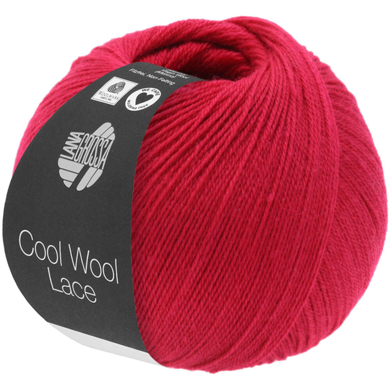 Lana Grossa Cool Wool Lace 51 Rood