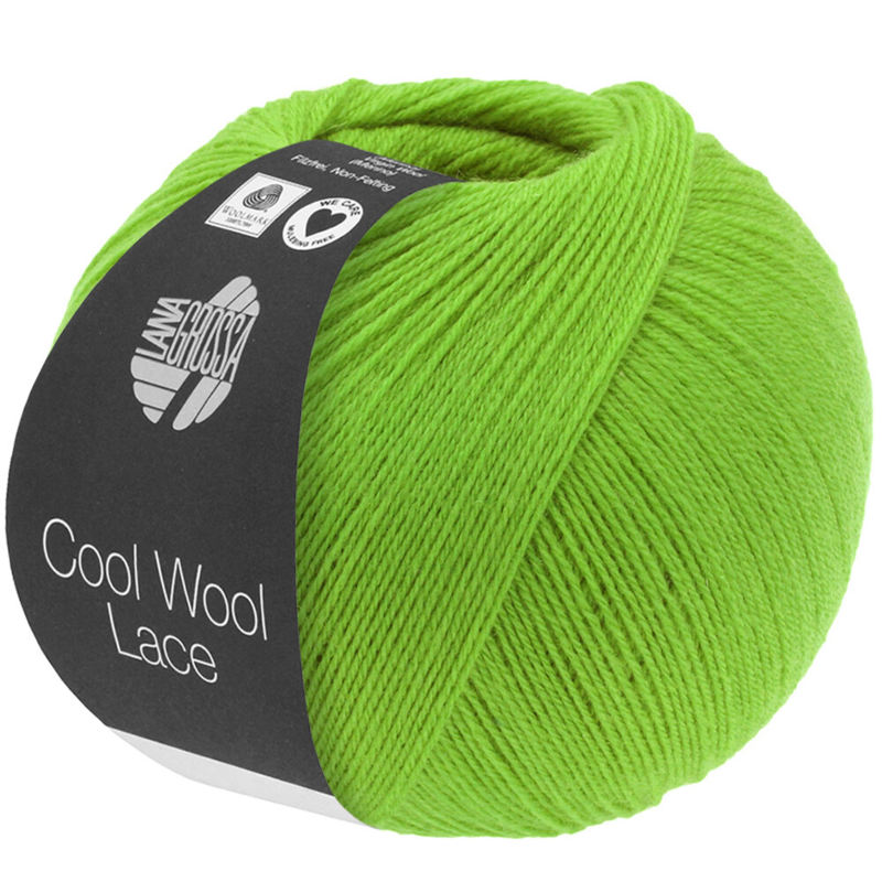 Lana Grossa Cool Wool Lace 55 Lentegroen