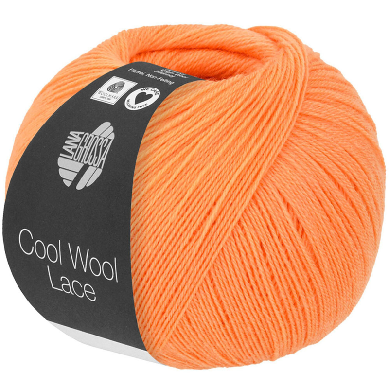 Lana Grossa Cool Wool Lace 44 Oranje