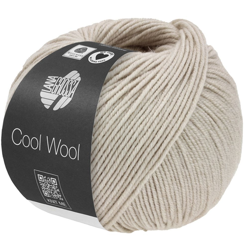 Lana Grossa Cool Wool Mélange 1491 Greige gemêleerd