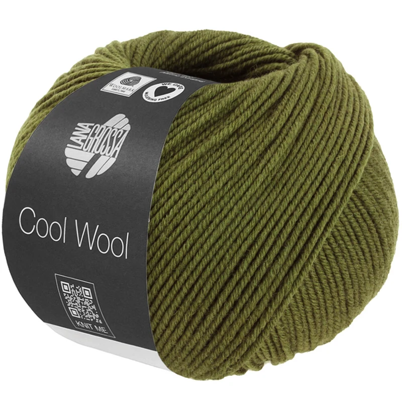 Lana Grossa Cool Wool Mélange 1506 Olijf gemêleerd