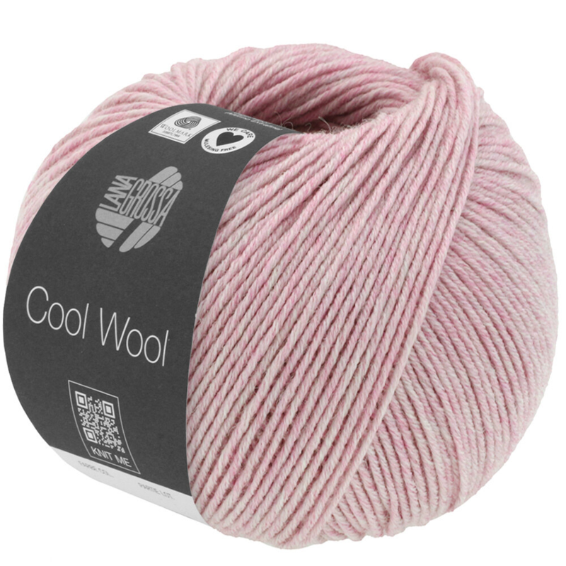 Lana Grossa Cool Wool Mélange 1401 Roze gemêleerd