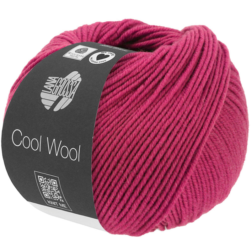 Lana Grossa Cool Wool Mélange 1432 Indisch rood gemêleerd