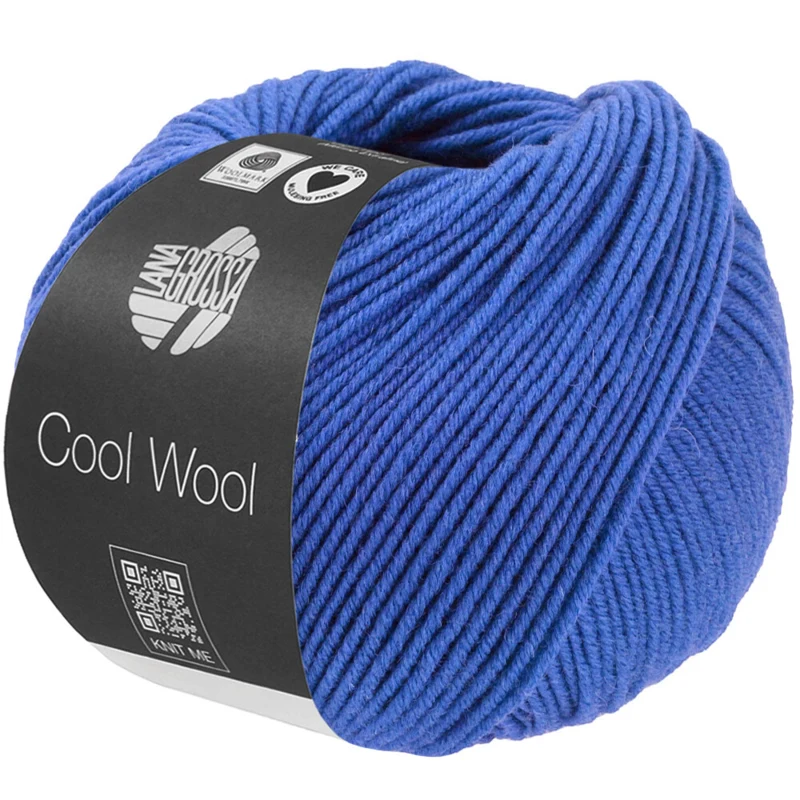 Lana Grossa Cool Wool Mélange 1503 Blauw gemêleerd
