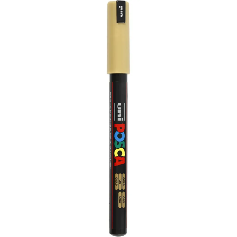 Posca Marker, 0.7 mm, 1 st. Goud