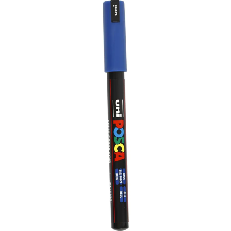 Posca Marker, 0.7 mm, 1 st. Blauw