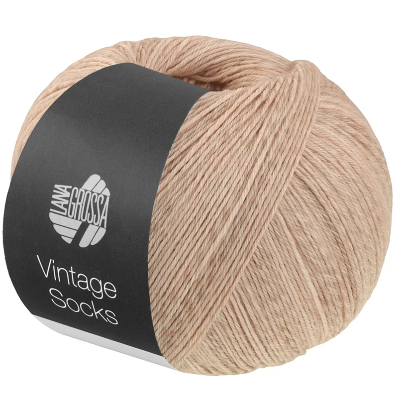 Lana Grossa Vintage Socks 1019 Beige/zand gemêleerd