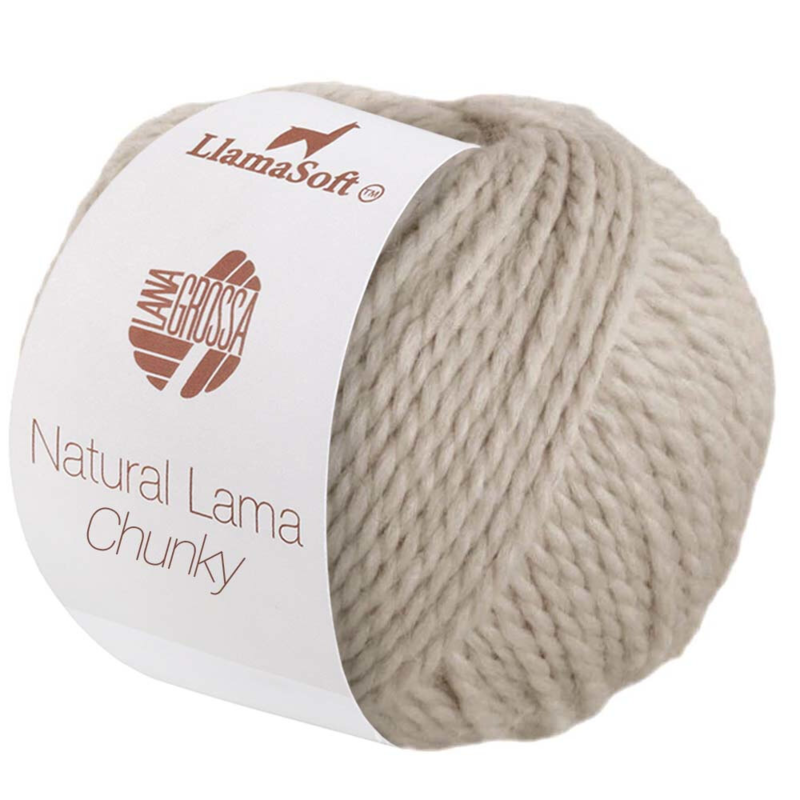 Natural Lama Chunky 12 Grijsbeige