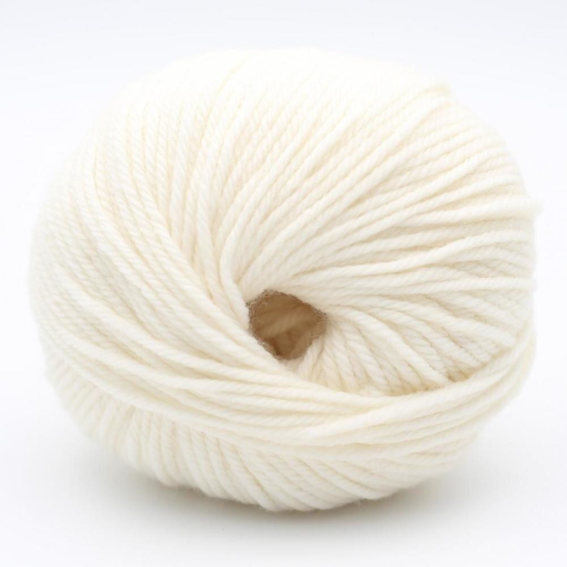 Kremke The Merry Merino 110 GOTS 01 Wool White