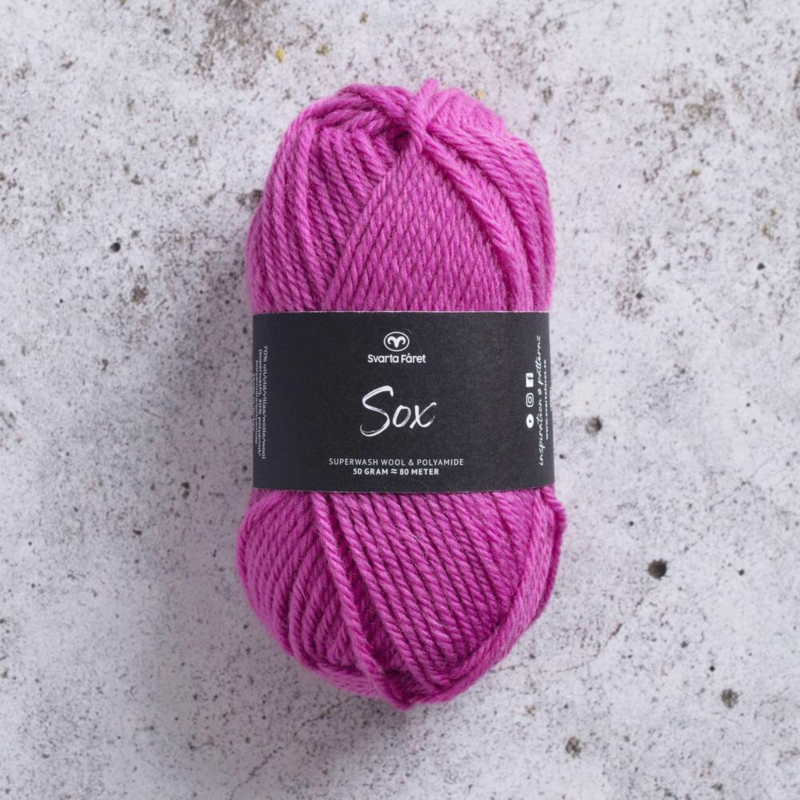 Svarta Fåret Sox 50 g 243 Fuchsiaroos