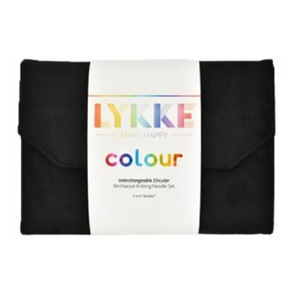 LYKKE Verwisselbare Rondbreinaalden Set Colour, Zwart, 13 cm