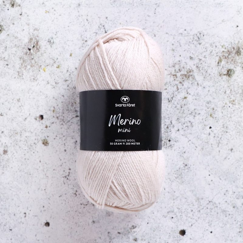 Svarta Fåret Merino Mini 00 Cannoli crème