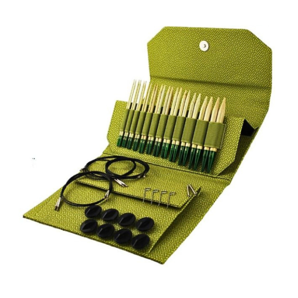 LYKKE Verwisselbare Rondbreinaalden Set Grove, Groen, 9 cm