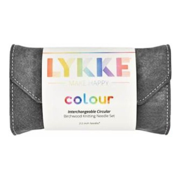 LYKKE Verwisselbare Rondbreinaalden Set Colour, Grijs, 9 cm