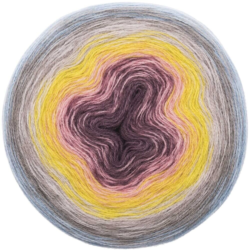 Rico Design Creative Wool Dégradé Super 6 01 Pasteltinten
