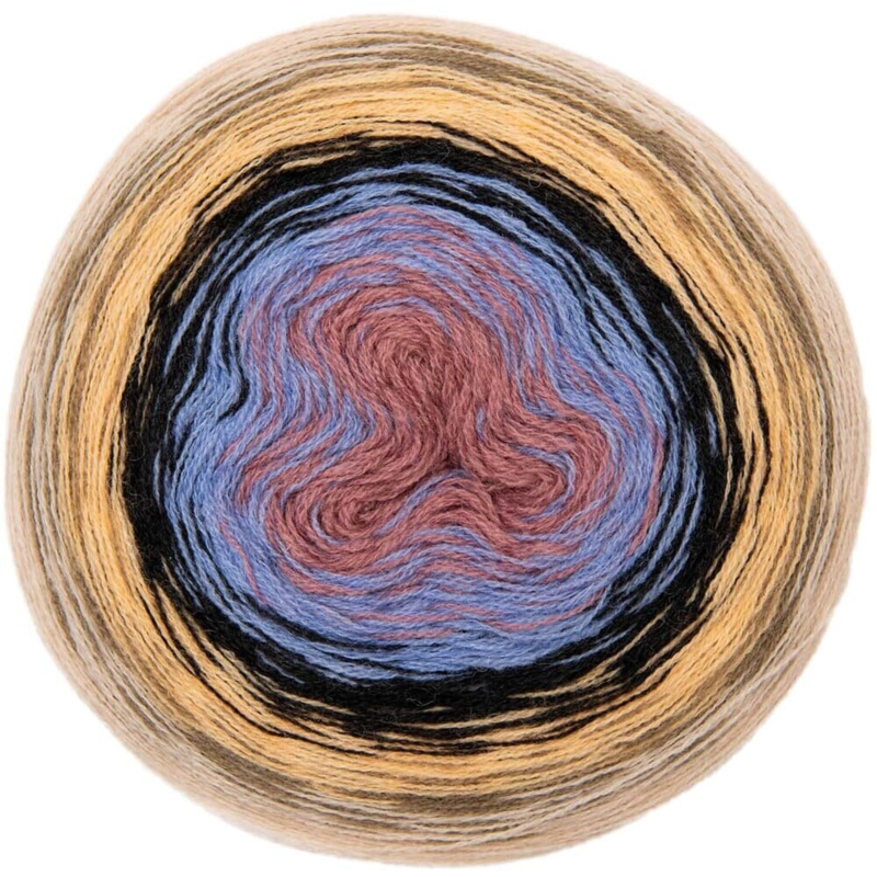 Rico Design Creative Wool Dégradé Super 6 14 Blauw-poeder