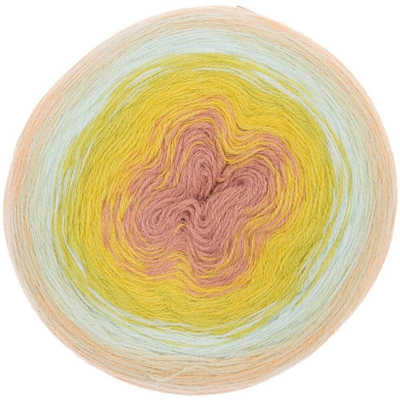 Rico Design Creative Wool Dégradé Super 6 09 Zalm-groen