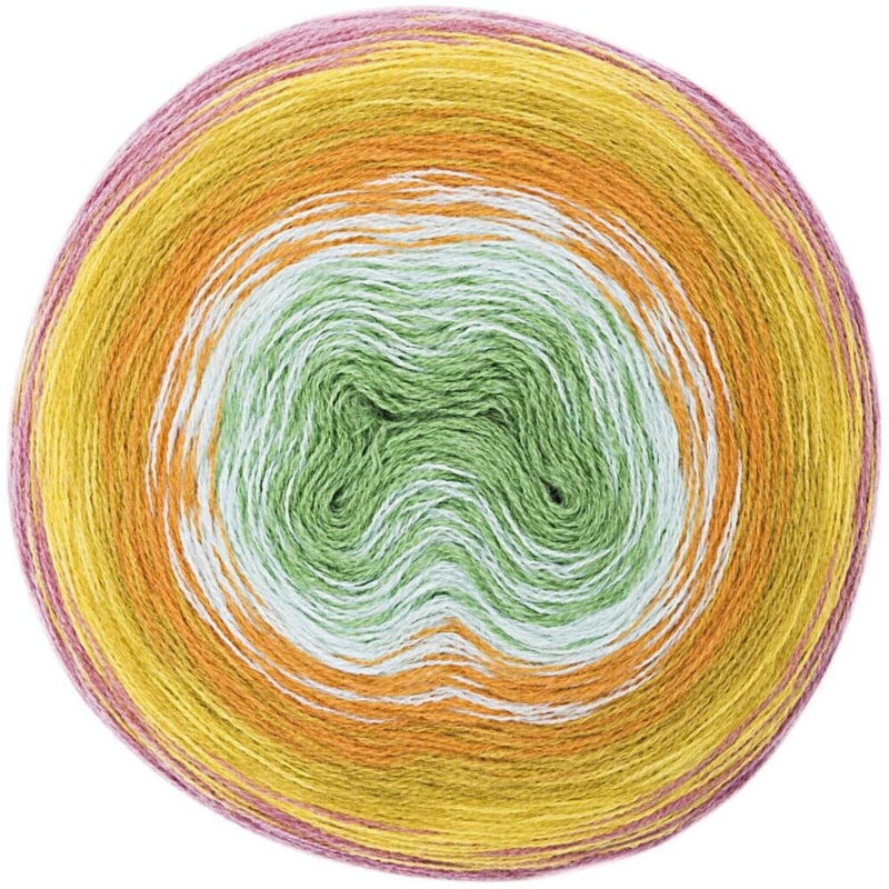 Rico Design Creative Wool Dégradé Super 6 10 Bes-groen