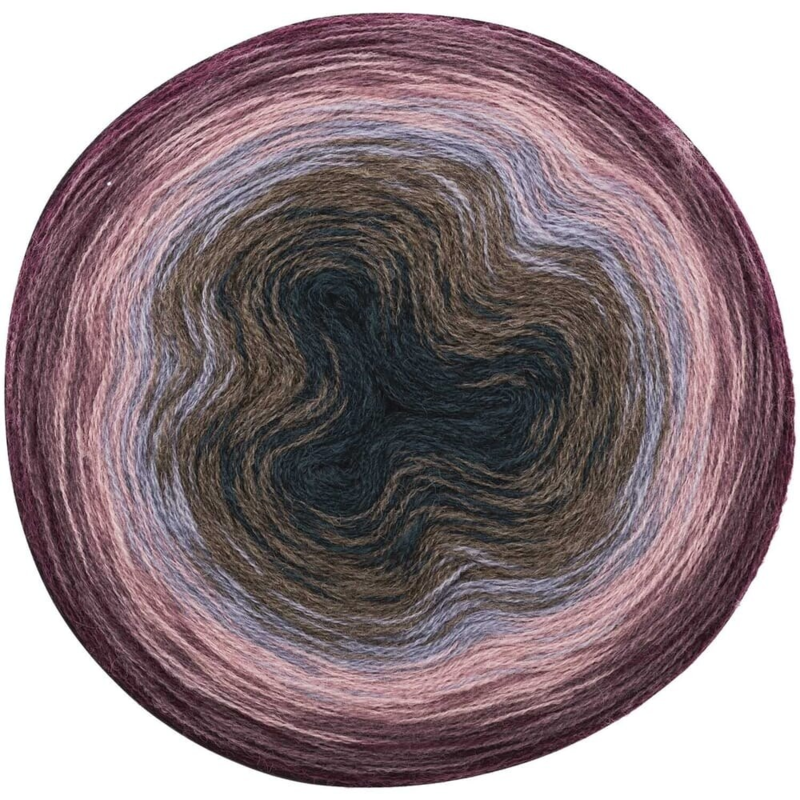 Rico Design Creative Wool Dégradé Super 6 04 Teal-paars
