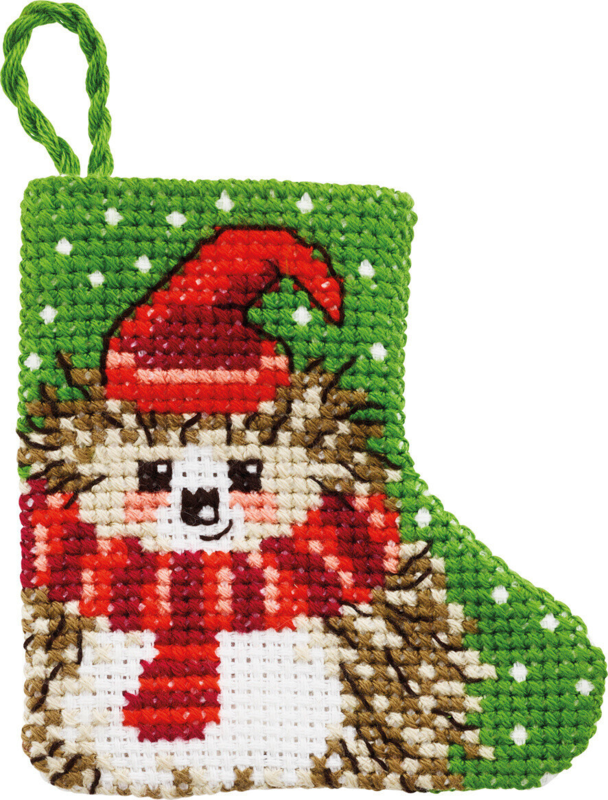 Borduurpakket Egel 7 x 7 cm