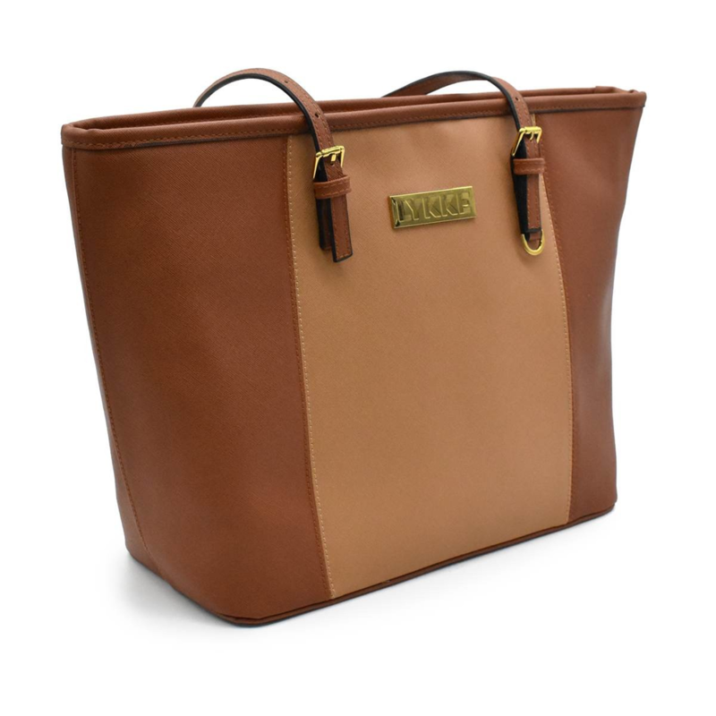 LYKKE Duo Tote Bag Bruin/zand