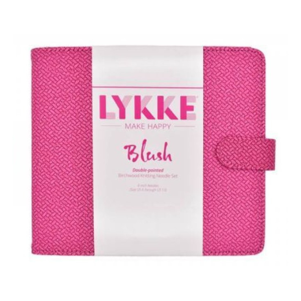 LYKKE Sokkenbreinaaldenset Blush, Magenta, 15 cm (4.00–9.00 mm)