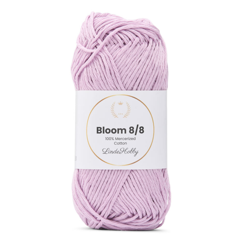 LindeHobby Bloom 8/8 Mercerized Cotton 26 Fel lila