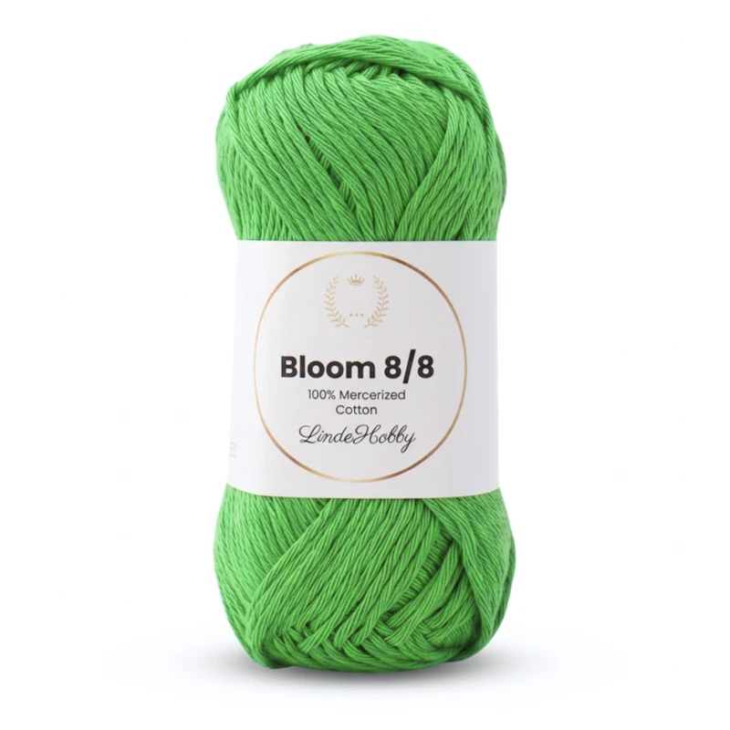 LindeHobby Bloom 8/8 Mercerized Cotton 38 Groen