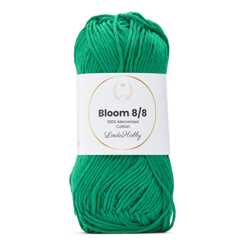 LindeHobby Bloom 8/8 Mercerized Cotton 33 Benetton-groen