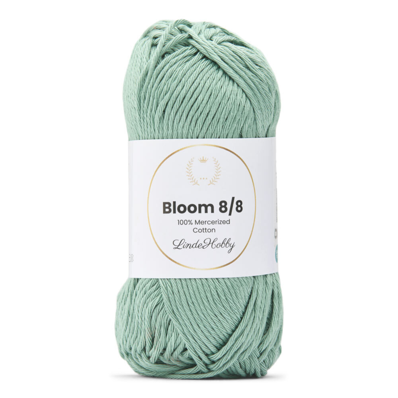 LindeHobby Bloom 8/8 Mercerized Cotton 19 Vintagegroen