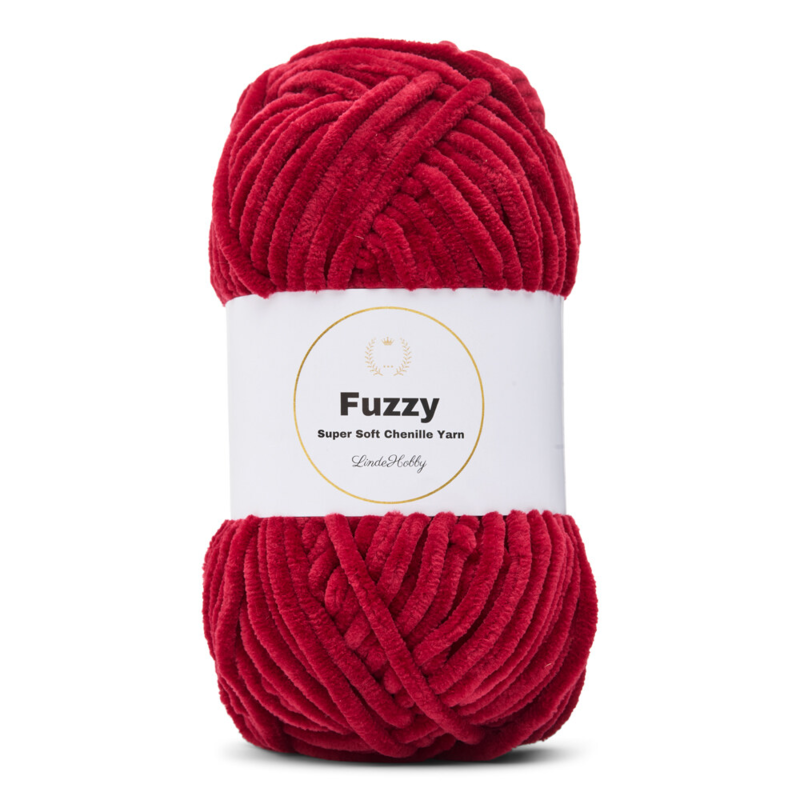 LindeHobby Fuzzy Chenille 12 Bourgogne